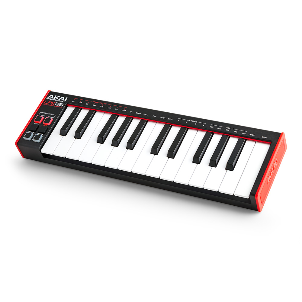 高評価即納Akai Professional MIDIコントローラ(25鍵・12パッド) MPK25 MIDIキーボード、コントローラー