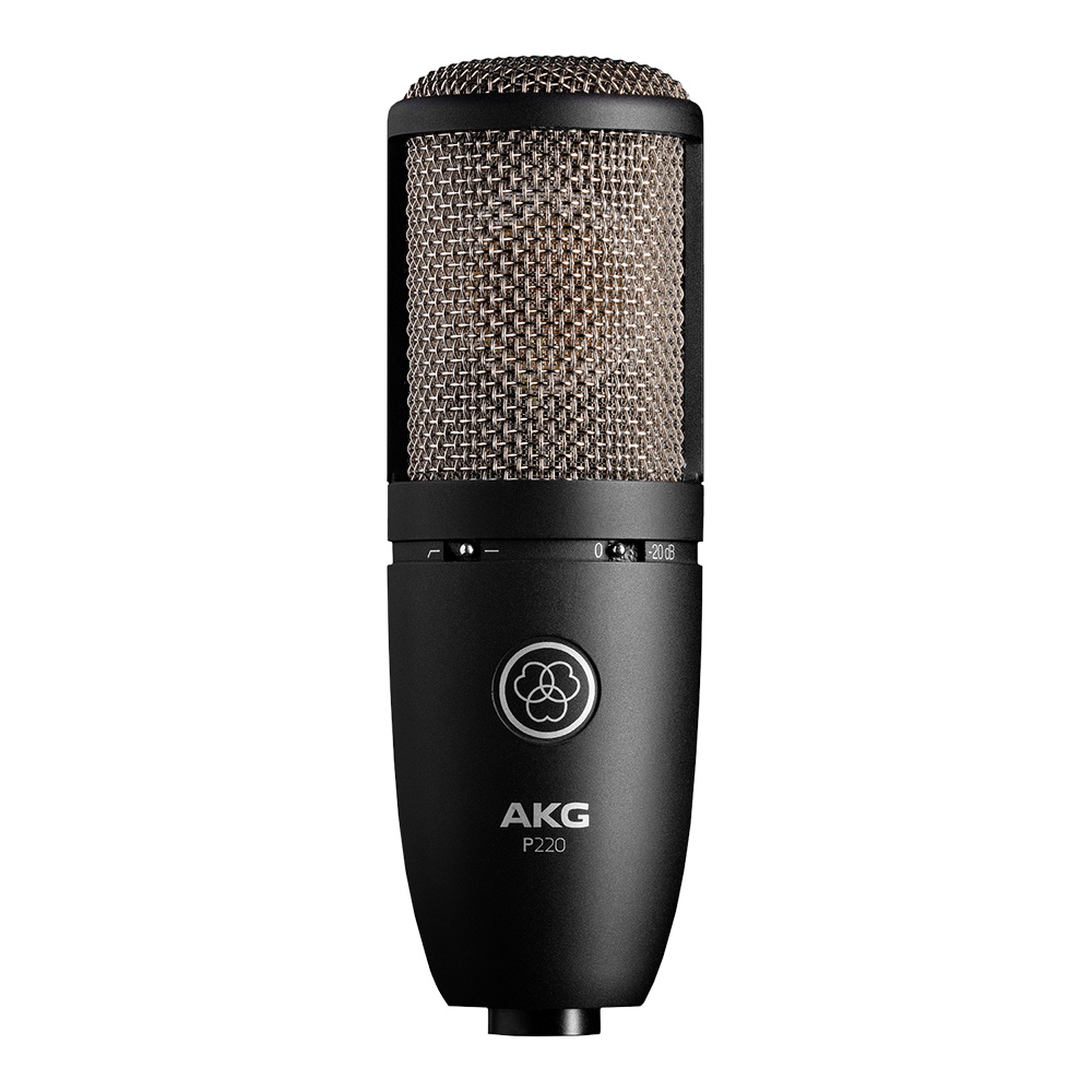 AKG P220 コンデンサーマイク アーカーゲー ショックマウント ケース付き AKG ( アーカーゲー ) P220 コンデンサーマイク 送料無料