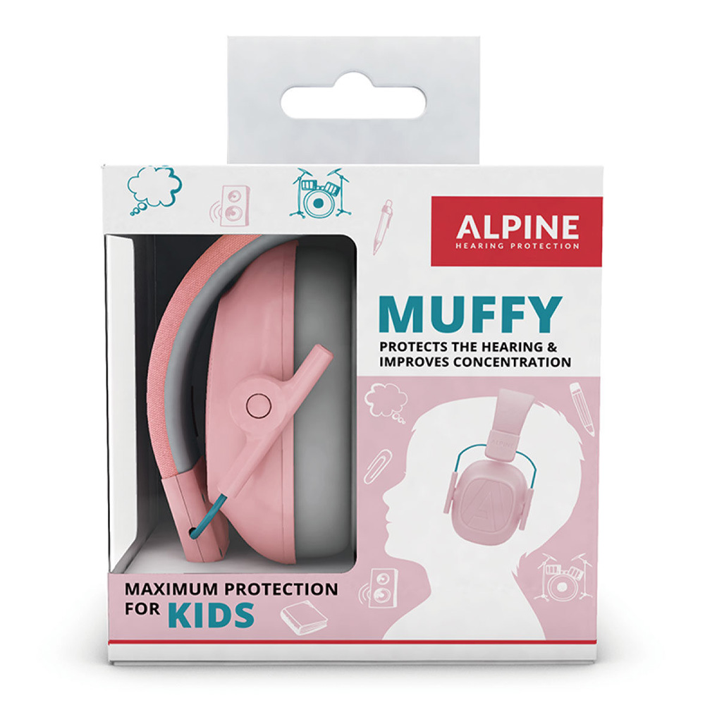 ALPINE HEARING PROTECTION MUFFY KIDS PIK(ピンク)｜ミュージック