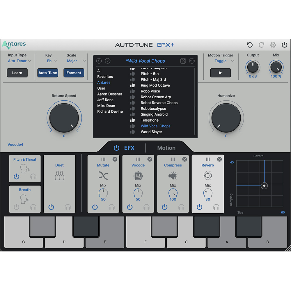 Antares Auto-Tune EFX+10｜ミュージックランドKEY