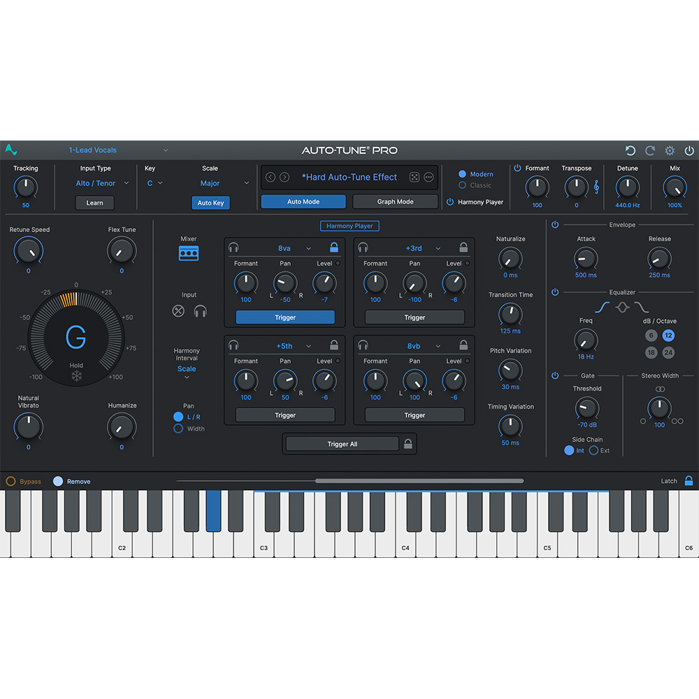 Antares Auto-Tune Pro いかがわしい 1Uラックマウント