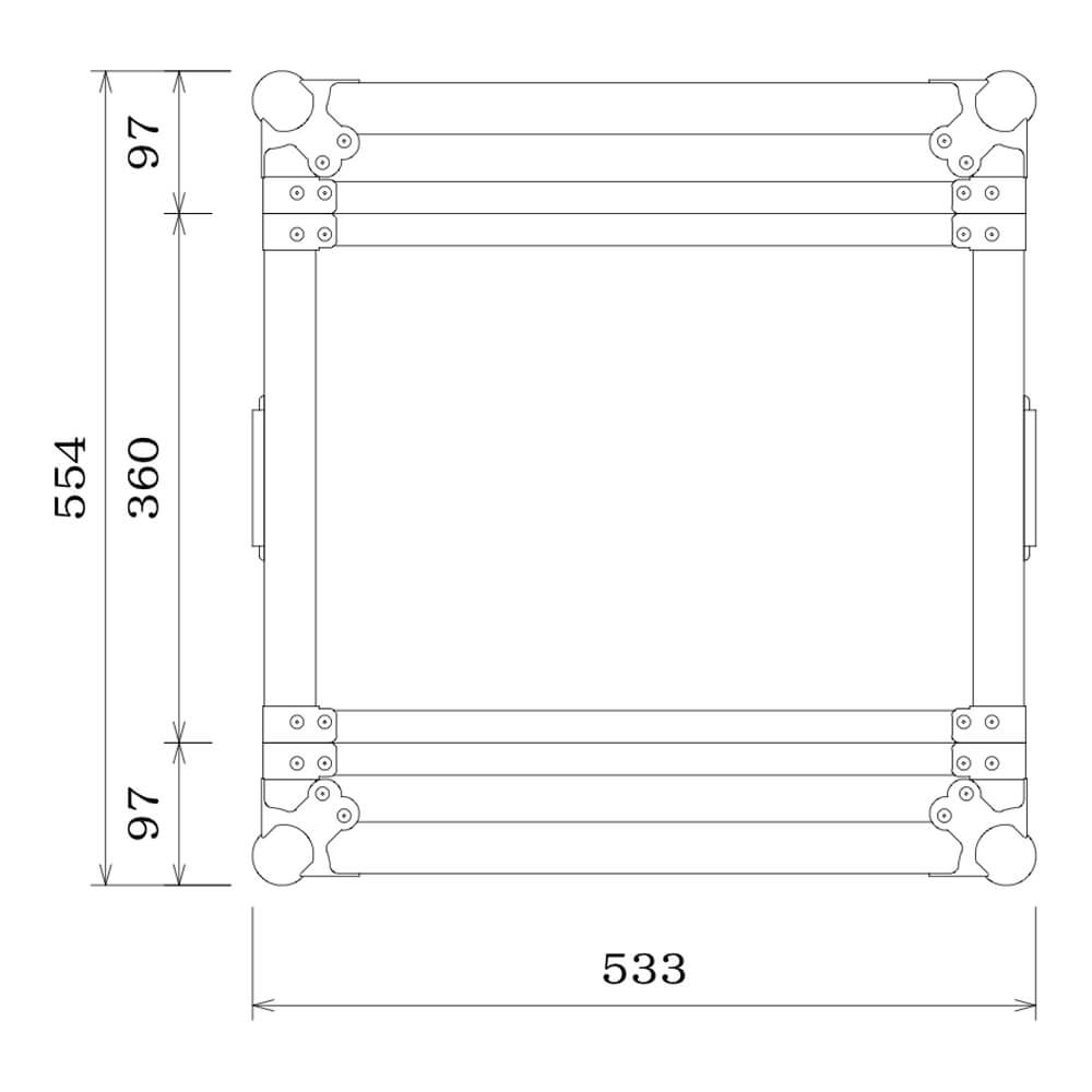 ARMOR RACK CASE 10U D360｜ミュージックランドKEY