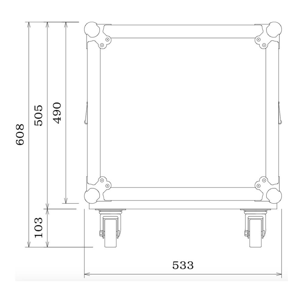 ARMOR RACK CASE 10U D360｜ミュージックランドKEY