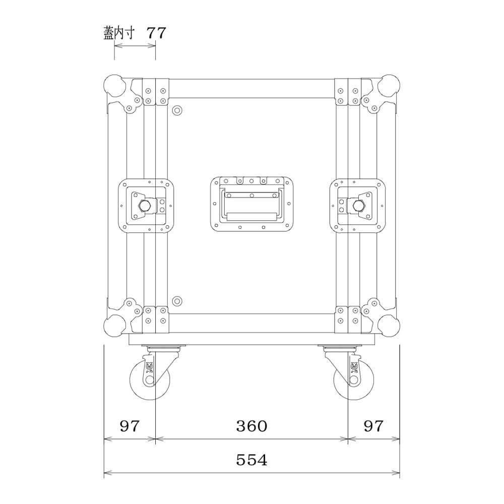 ARMOR RACK CASE 10U D360｜ミュージックランドKEY