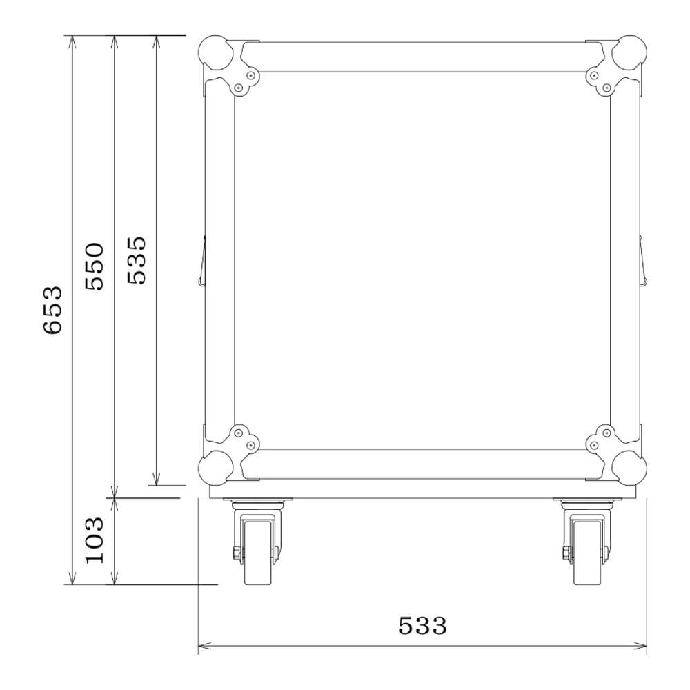 ARMOR RACK CASE 11U D360｜ミュージックランドKEY
