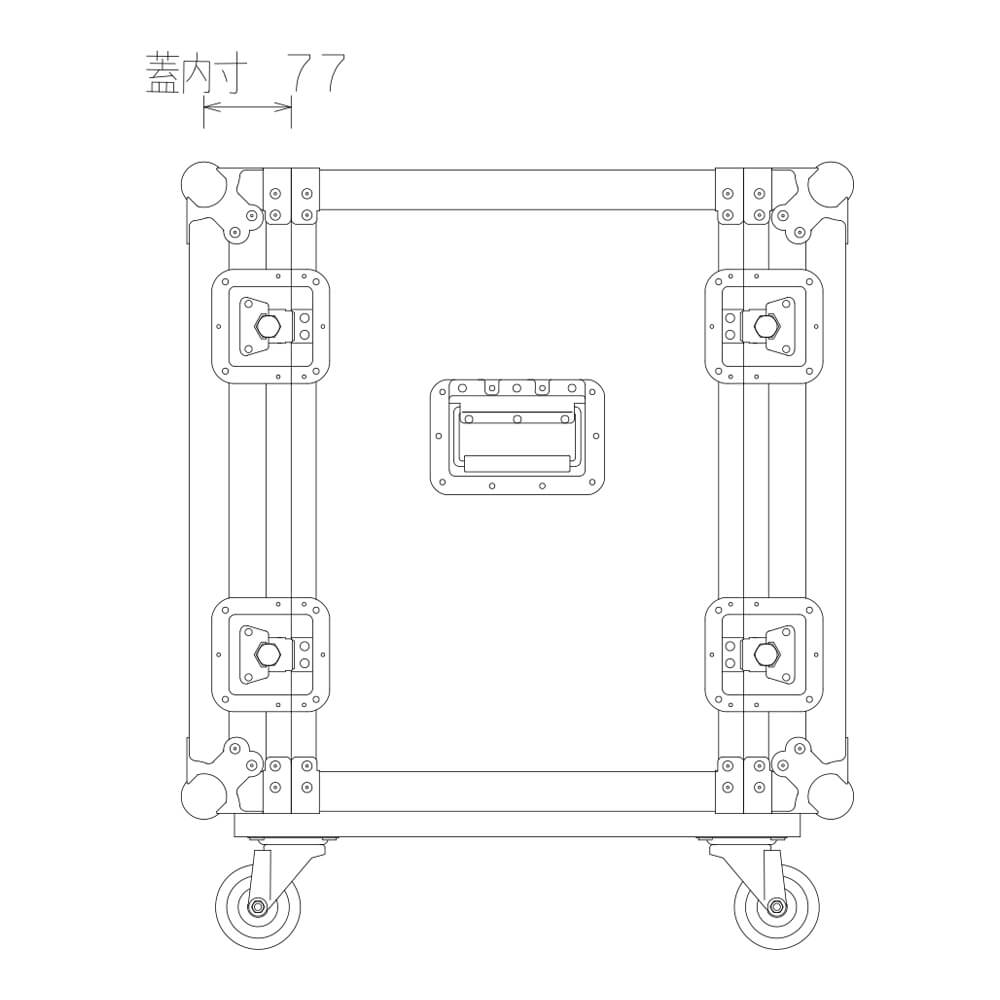 ARMOR RACK CASE 12U D400｜ミュージックランドKEY