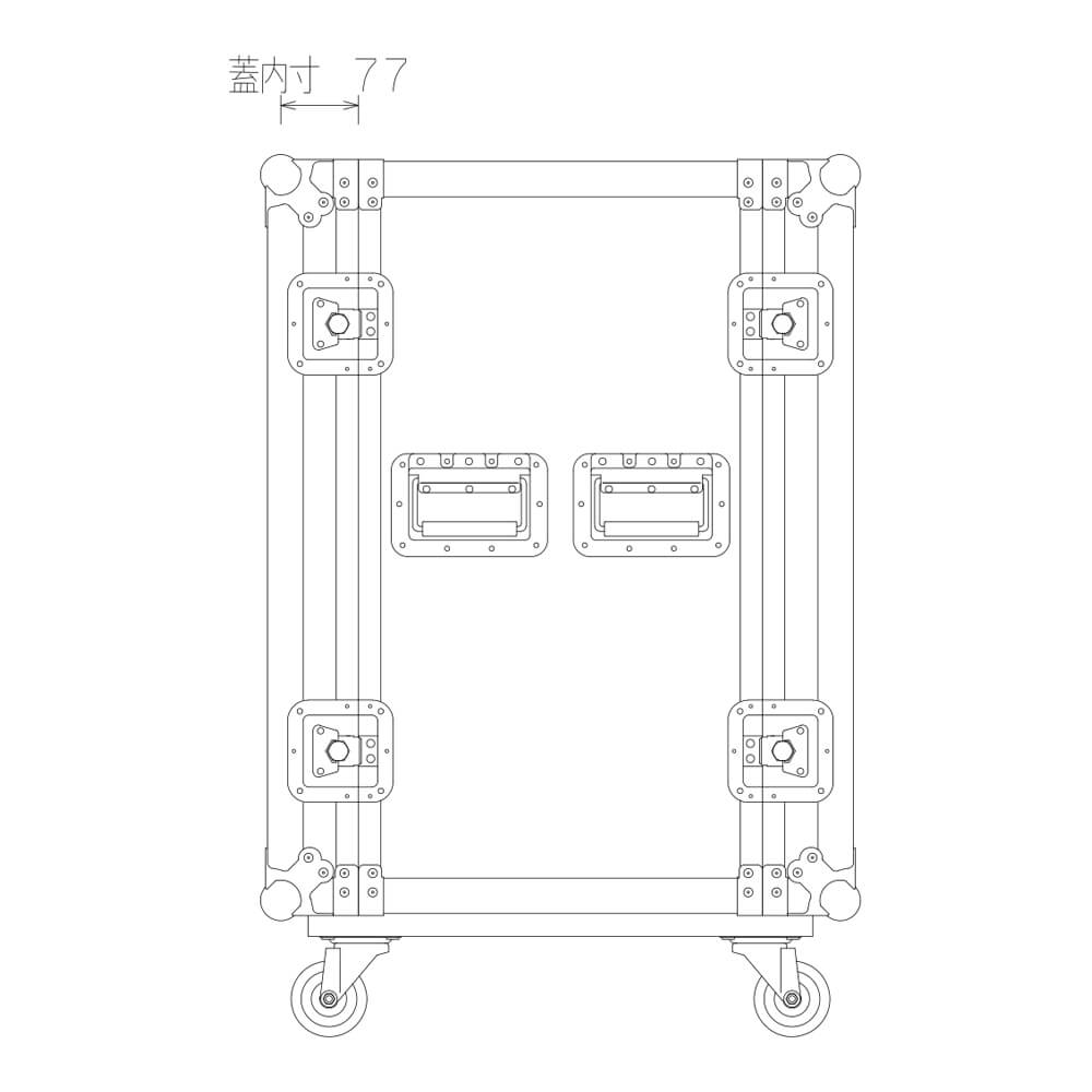 ARMOR RACK CASE 16U D400｜ミュージックランドKEY