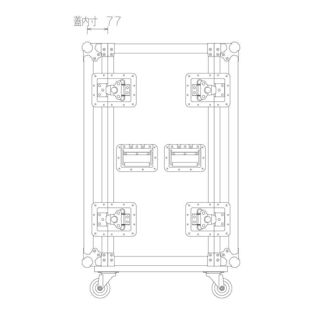 ARMOR RACK CASE 18U D400｜ミュージックランドKEY