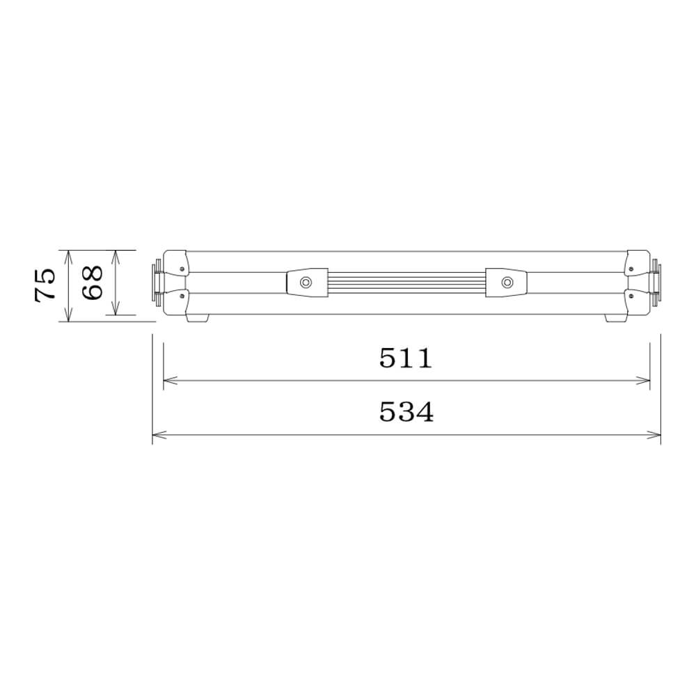 ARMOR RACK CASE 1U D220｜ミュージックランドKEY