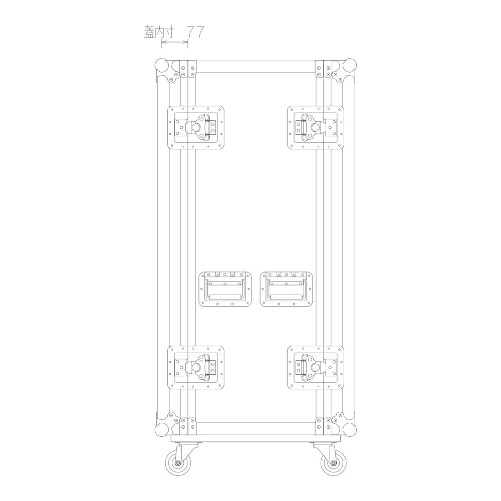 ARMOR RACK CASE 24U D400｜ミュージックランドKEY