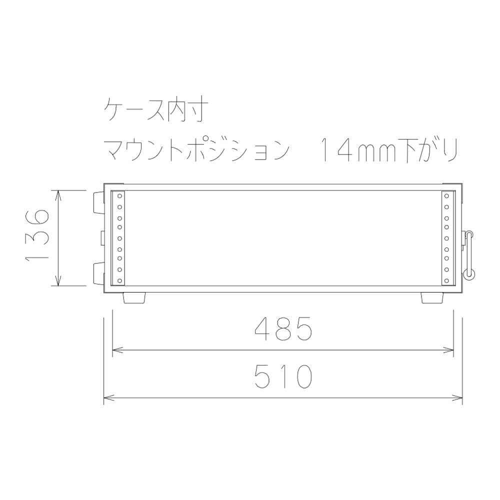 ARMOR RACK CASE 3U D360｜ミュージックランドKEY