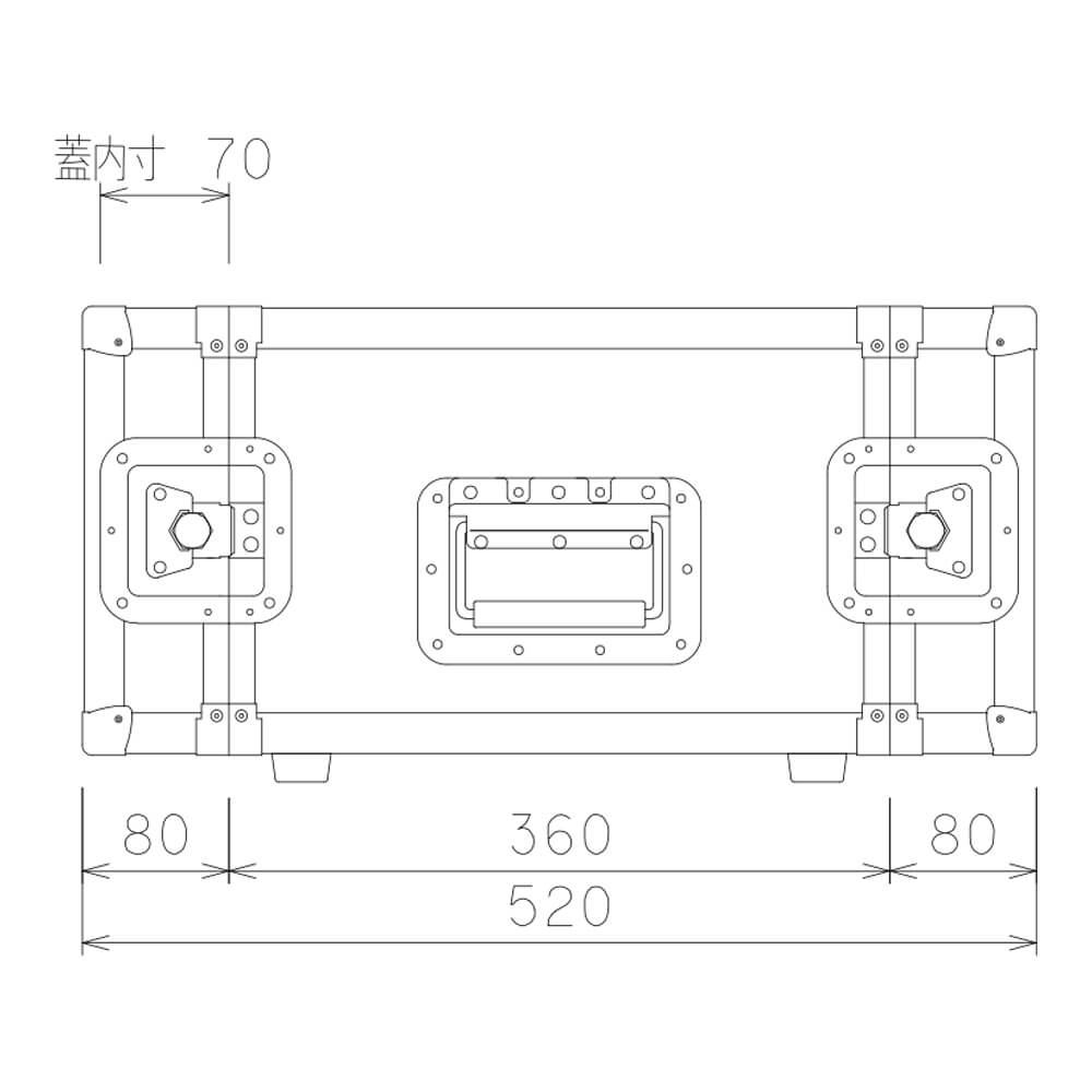 ARMOR RACK CASE 5U D360｜ミュージックランドKEY