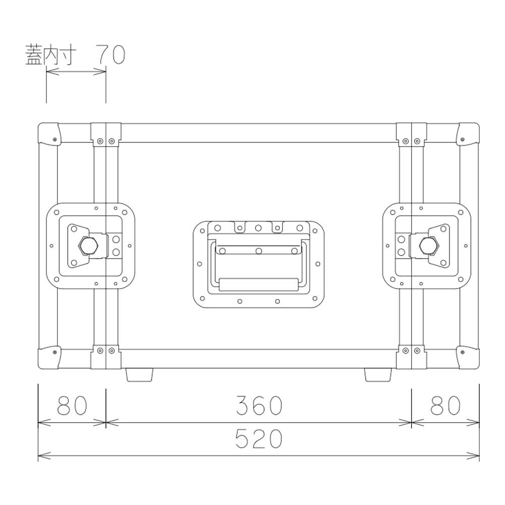 ARMOR RACK CASE 6U D360｜ミュージックランドKEY