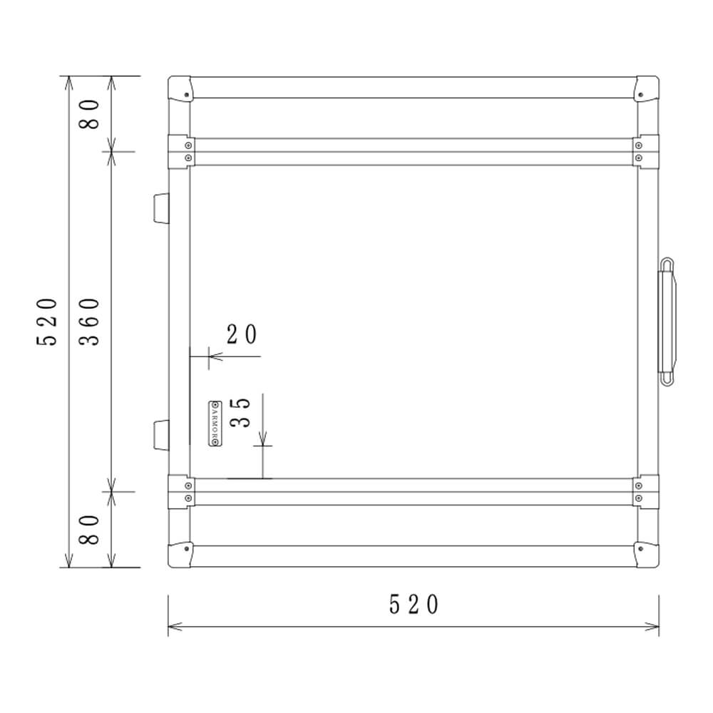 ARMOR RACK CASE SD3UH D360｜ミュージックランドKEY
