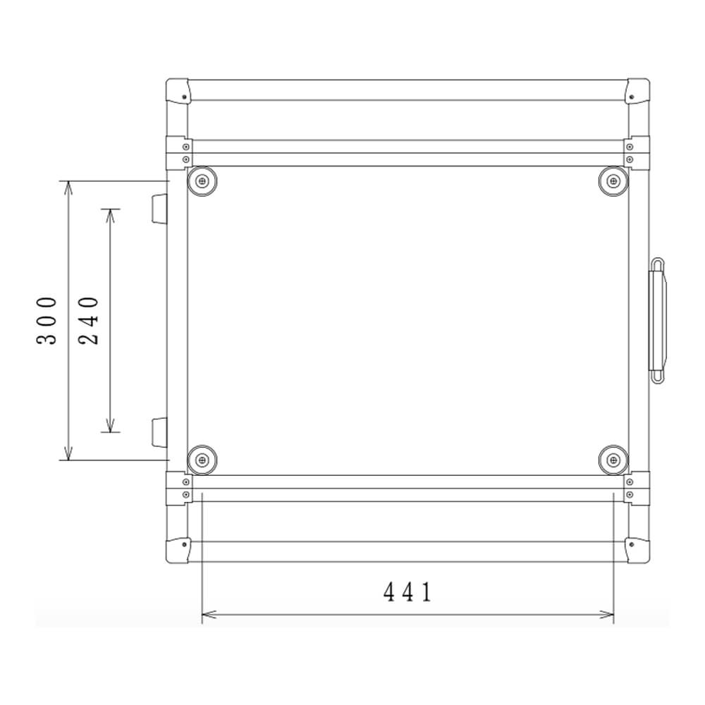 ARMOR3Uラックケ−ス ARMOR RACK CASE SD3UH D360｜ミュージックランドKEY