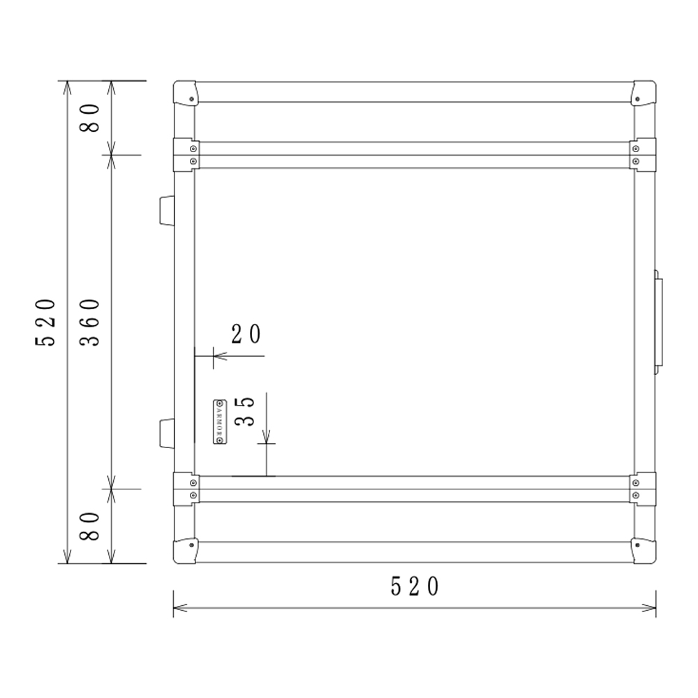 ARMOR RACK CASE SD4U D360｜ミュージックランドKEY