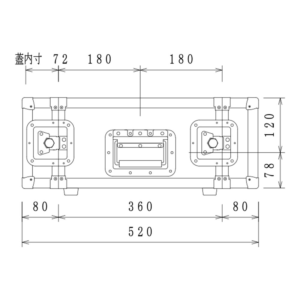 4U ラックケース アルモアARMOR RACK CASE SD4U D360 ARMOR RACK CASE SD4U D360｜ミュージックランドKEY