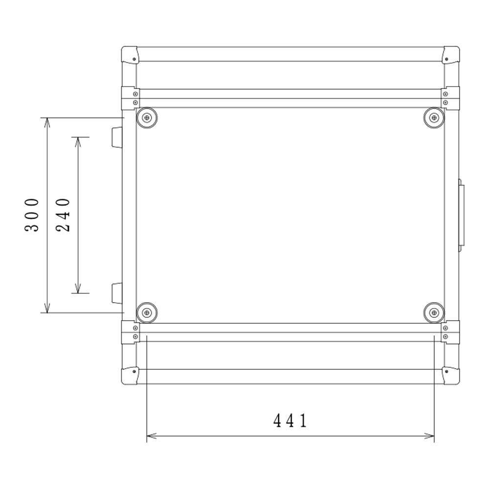 4U ラックケース アルモアARMOR RACK CASE SD4U D360 ARMOR RACK CASE SD4U D360｜ミュージックランドKEY