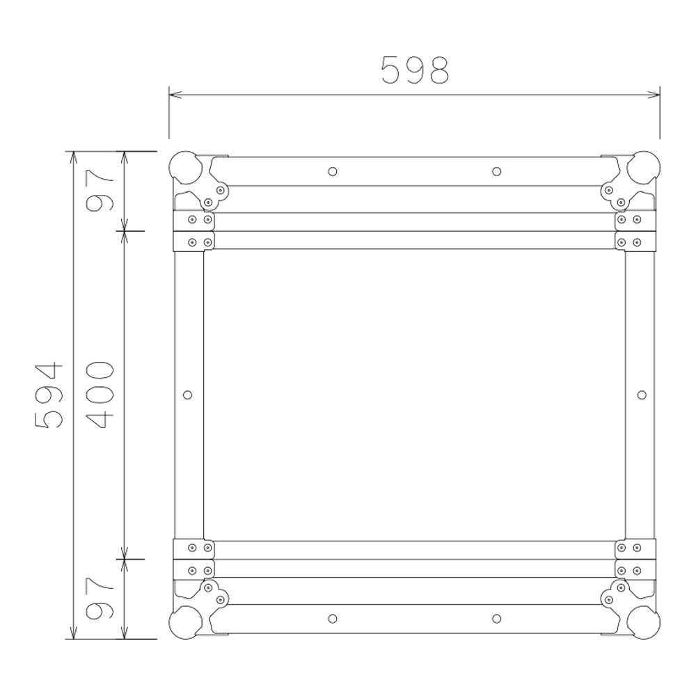 その他 ARMOR SHOCK MOUNT RACK 5U ショックマウントラック｜カスタムデザインケース｜アルモア
