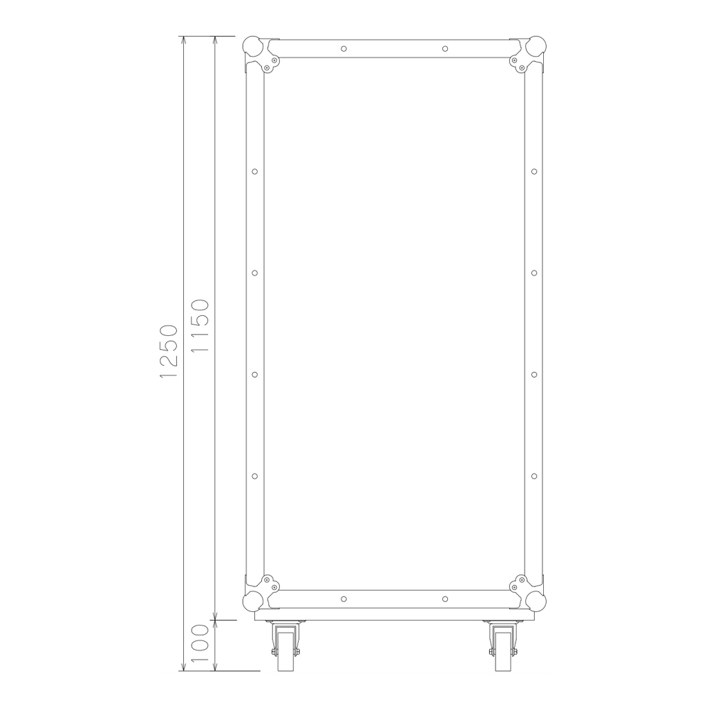 ARMOR SHOCK MOUNT RACK 23U D400｜ミュージックランドKEY