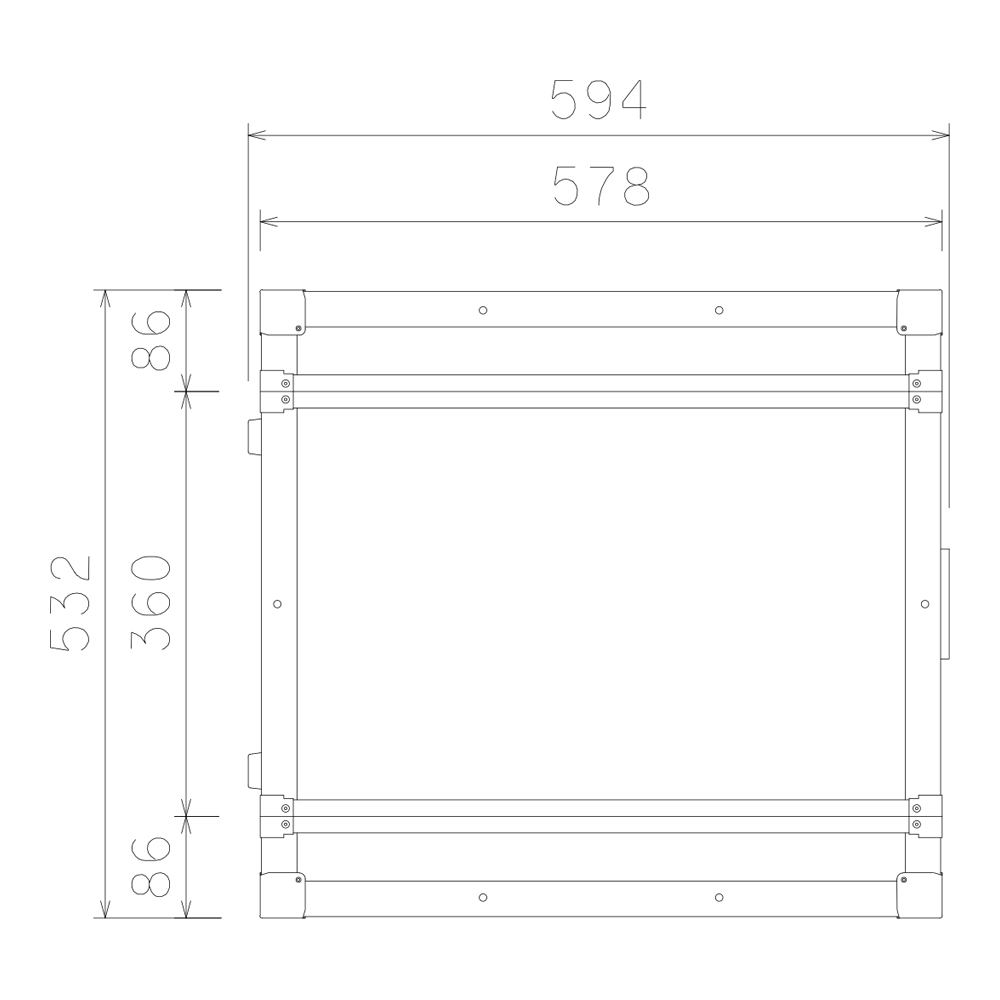 ARMOR SHOCK MOUNT RACK 4U D360｜ミュージックランドKEY