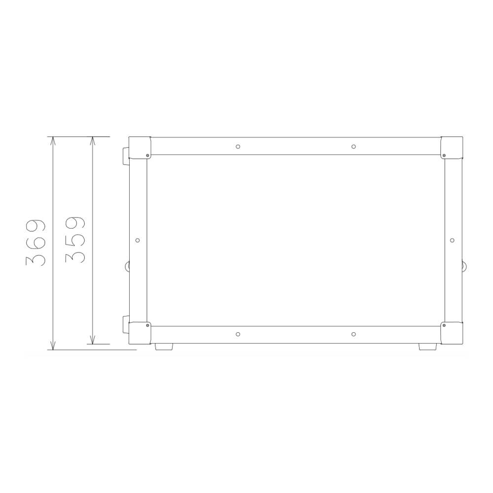 ARMOR SHOCK MOUNT RACK 6U D360｜ミュージックランドKEY