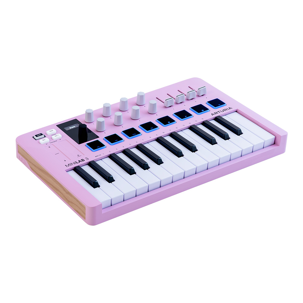 【美品】 【ARTURIA】MiniLab3 備品完備 限定カラー] ARTURIA MINILAB 3 AQUAMARINE (アクアマリン) 25鍵盤