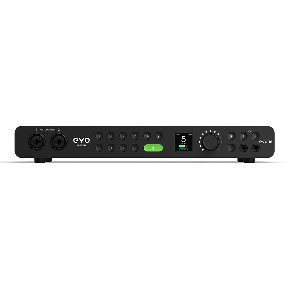 AUDIENT EVO 16 オーディオインターフェイス ラックイヤー付き AUDIENT | evo 16 | USB オーディオ・インターフェイス | 製品情報
