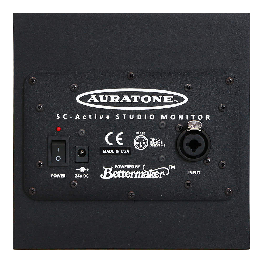 AURATONE 5C Active Super Sound Cube(single) Black｜ミュージックランドKEY