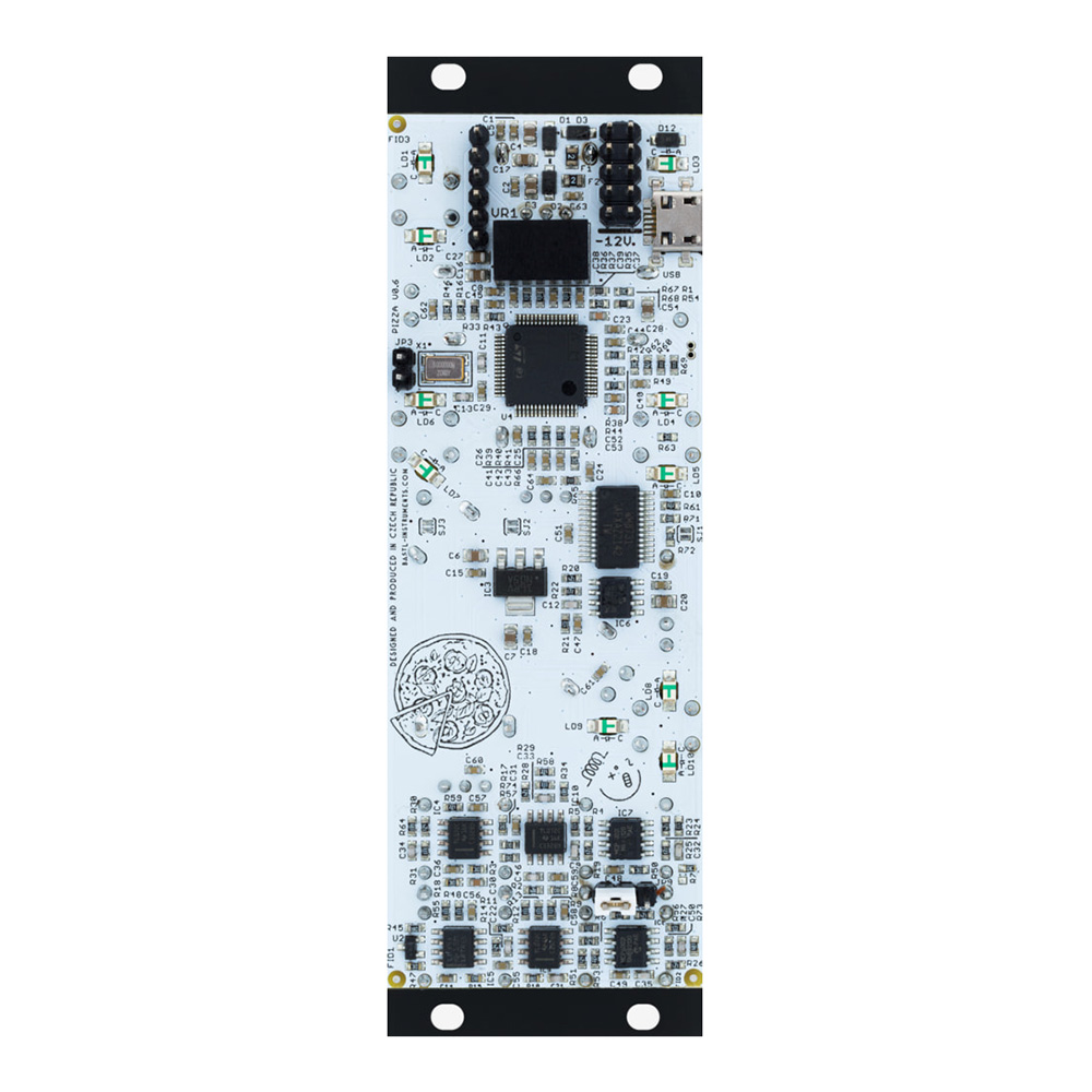 鍵盤楽器 Pizza Bastl Instruments Bastl Pizza Eurorack Module – FM & WAVE-SHAPE Oscillator