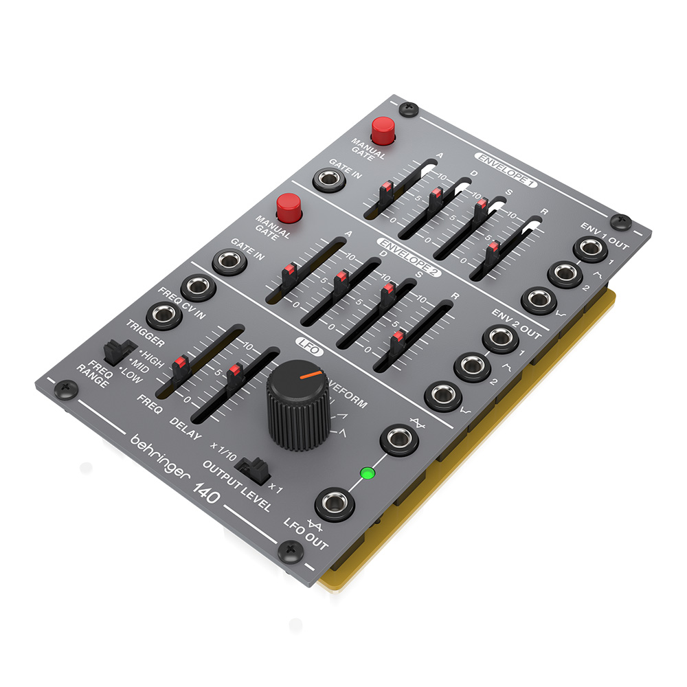 鍵盤楽器 Behringer 140 EG/LFO Behringer 140 Dual Envelope/LFO Eurorack Module | Sweetwater