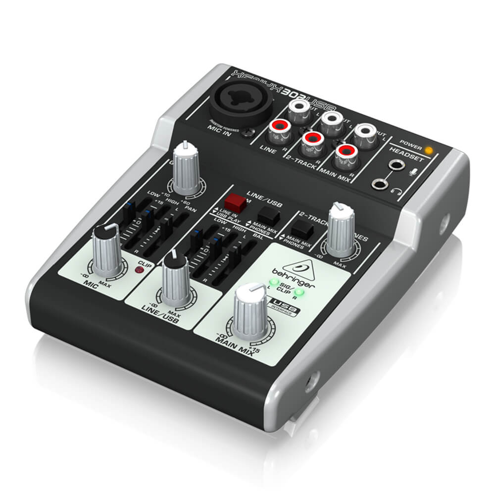 口コミ・レビュー評価が高いおすすめ人気商品の通販 BEHRINGER XENYX｜ミュージックランドKEY 302USB 配信機器・PA機器・レコーディング機器