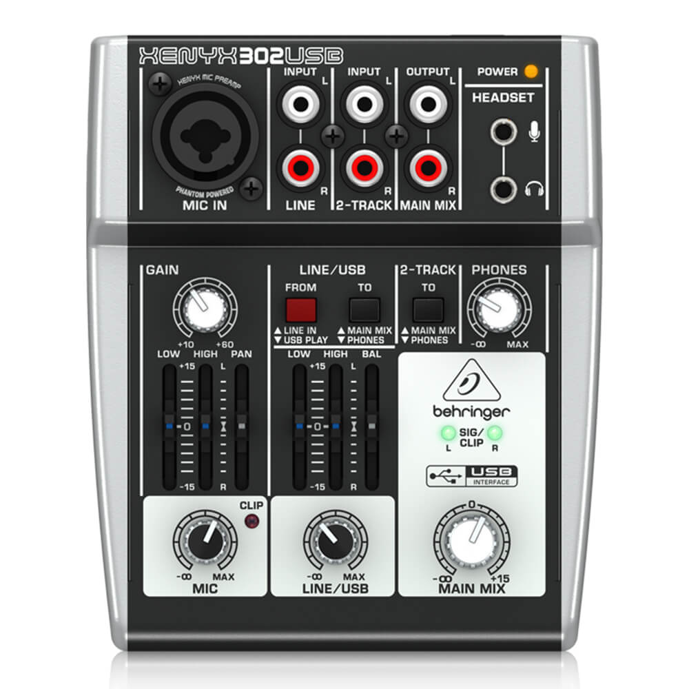 BEHRINGER 302USB XENYX｜ミュージックランドKEY