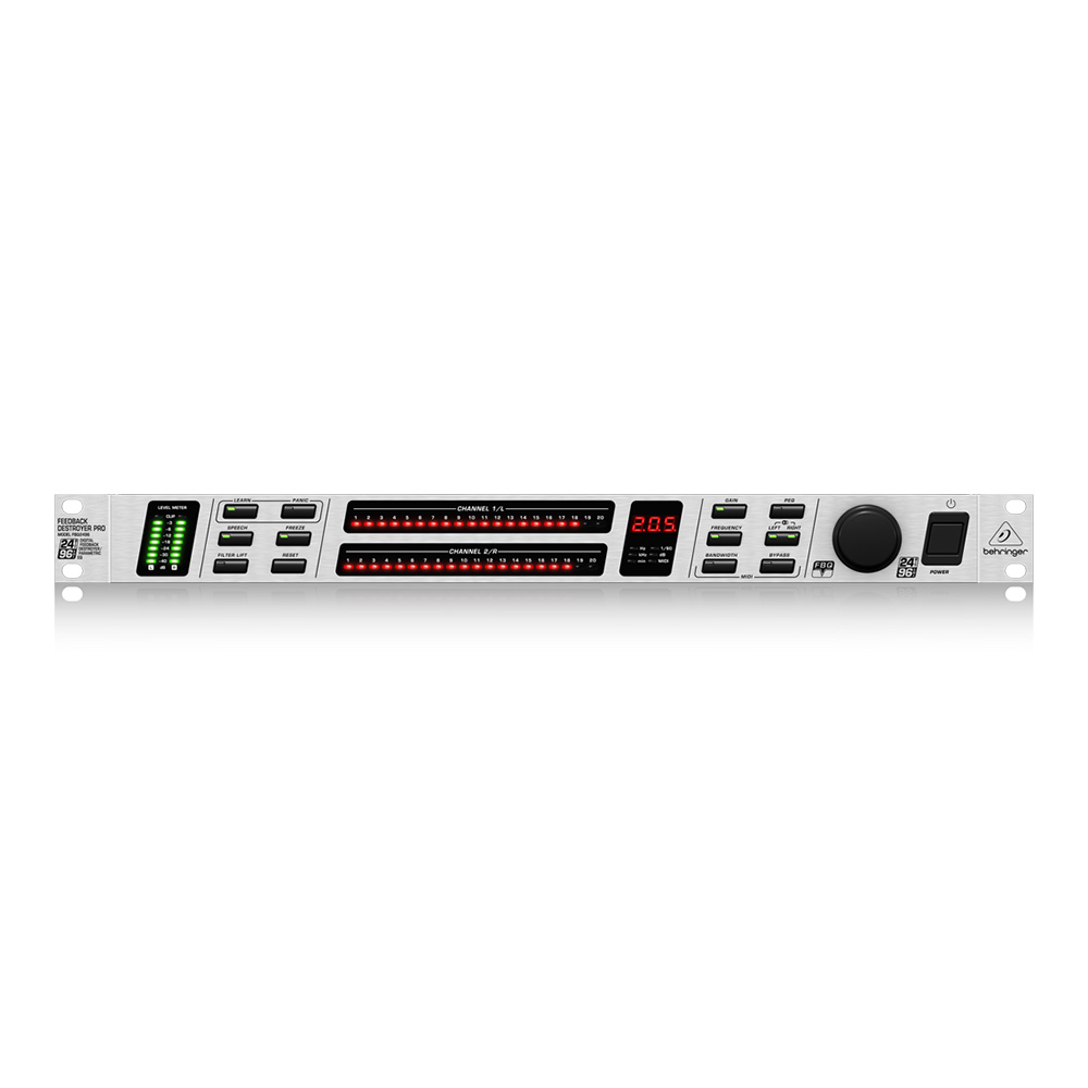FBQ2496 フィードバックデストロイヤー BEHRINGER FBQ2496 FEEDBACK DESTROYER PRO｜ミュージックランドKEY