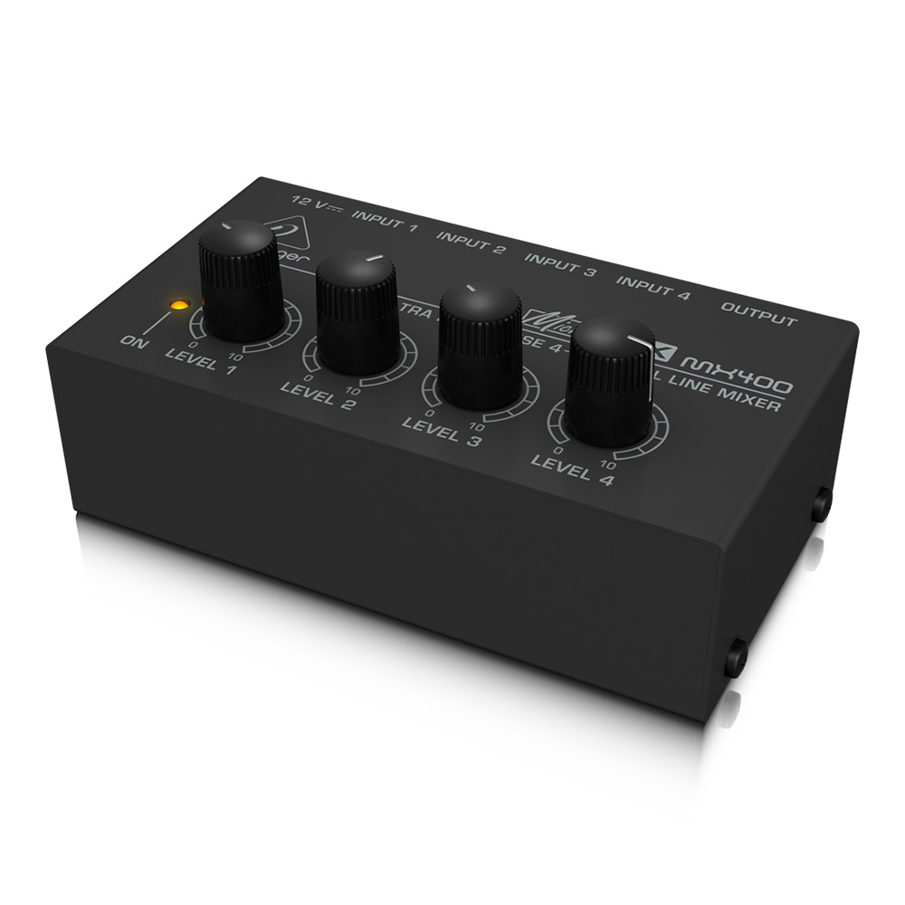【通電のみ確認】EVANS NOVA 400 音響ミキサー BEHRINGER MX400 MICROMIX｜ミュージックランドKEY