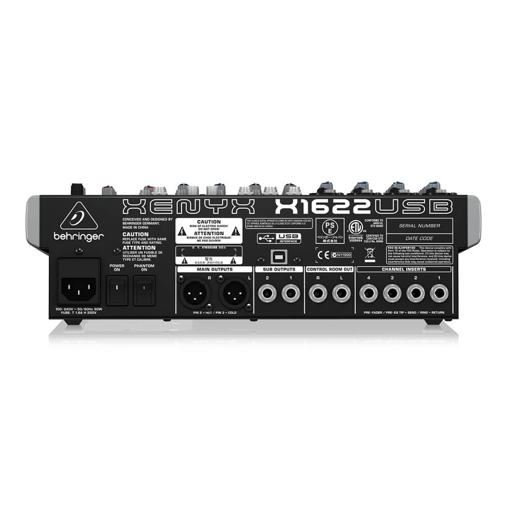 BEHRINGER X1622USB XENYX｜ミュージックランドKEY