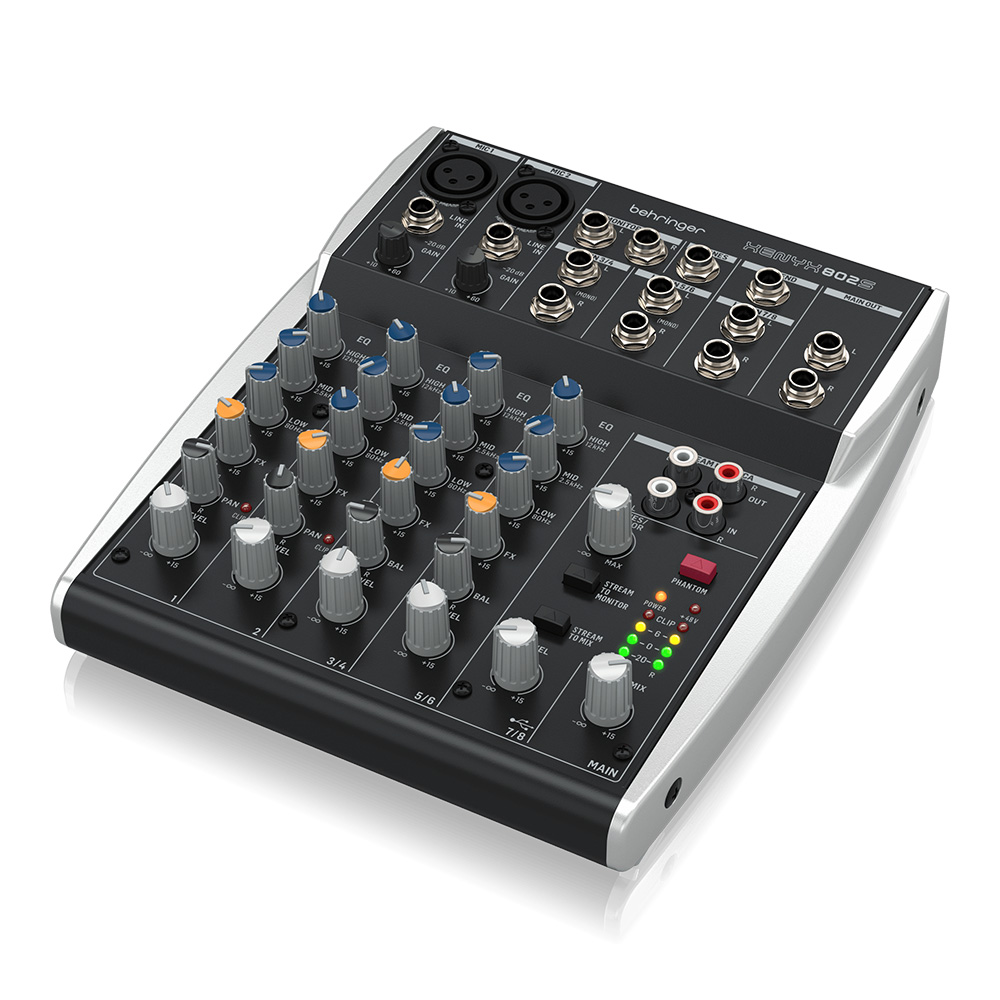 Behringer X1204USB DJミキサー 8入力 煎 USB接続
