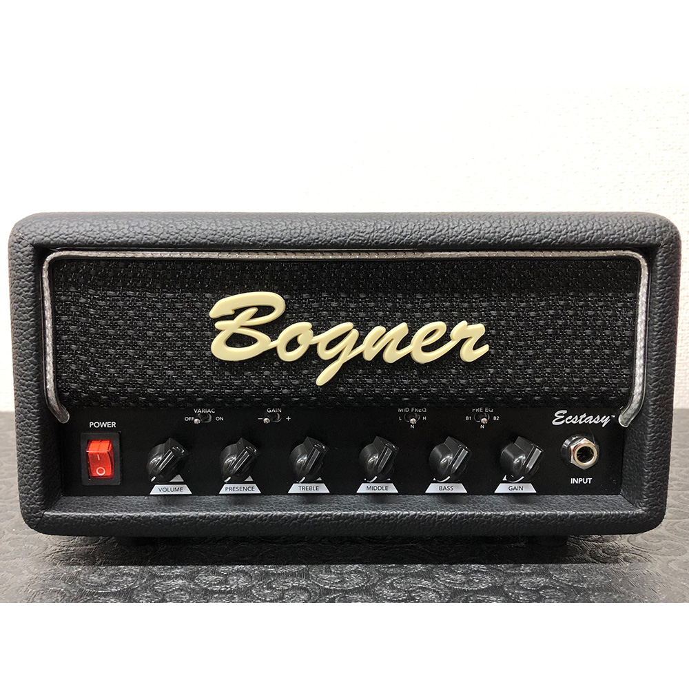 Bogner Ecstasy Mini Head Custom Color Black Tolex/Black Grill/Silver Piping  [Black knobs]｜ミュージックランドKEY