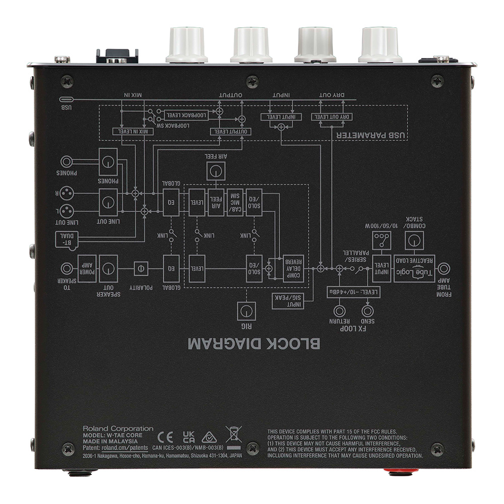 BOSS WAZA Tube Amp Expander Core Reactive Load Box [W-TAE