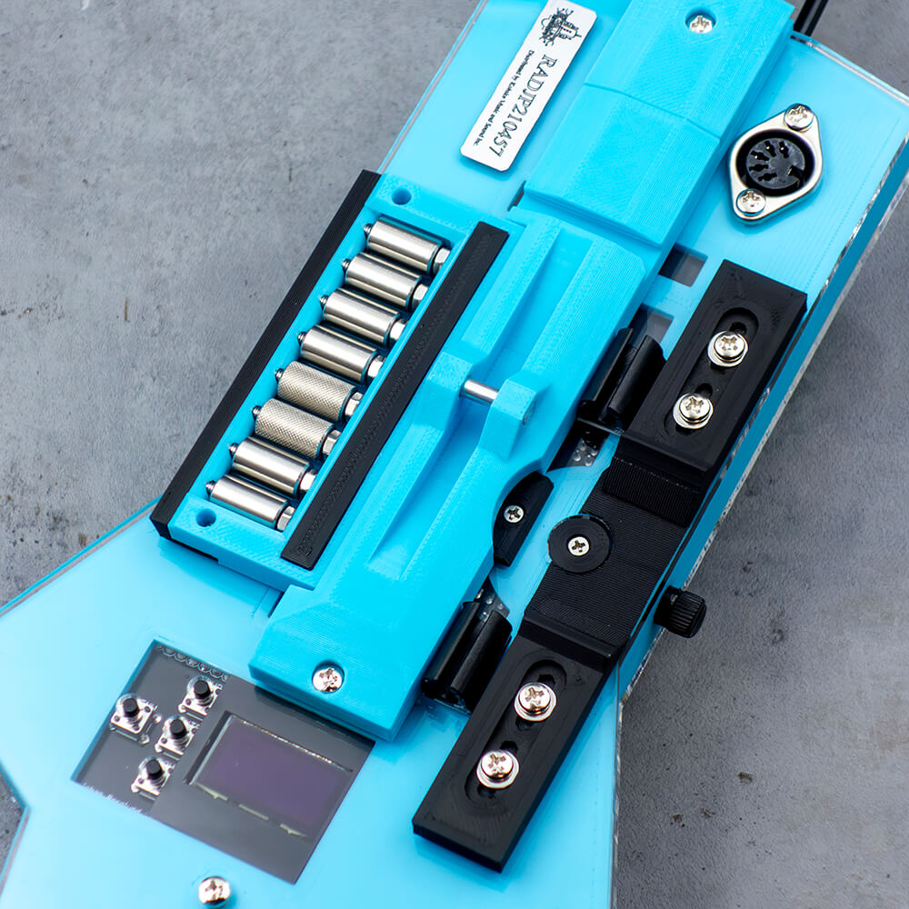 Berglund Instruments NuRAD R2 Custom Turquoise with Lipo Battery