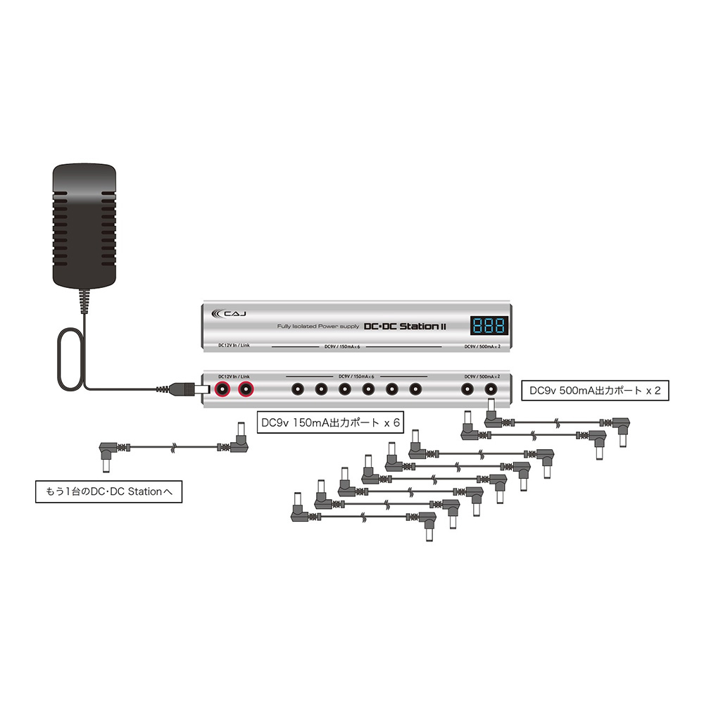 Custom Audio Japan (CAJ) DC/DC Station II｜ミュージックランドKEY