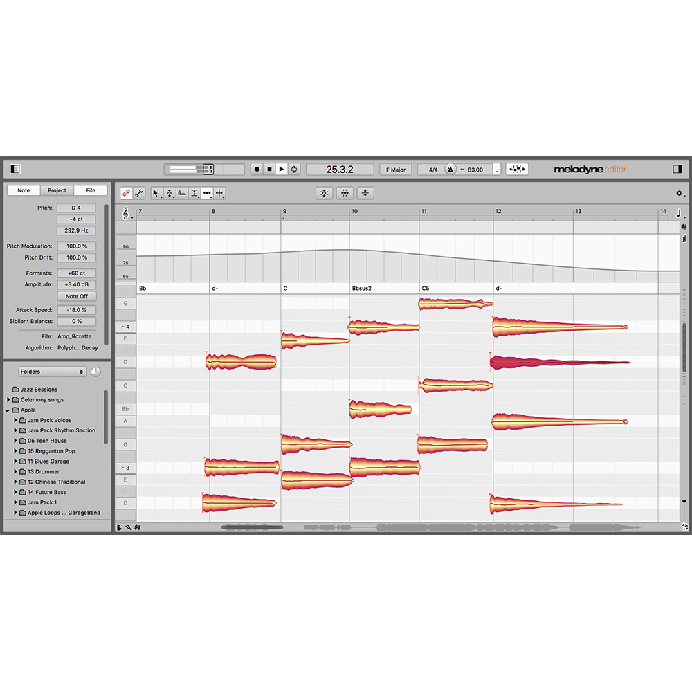 Celemony Melodyne 5 Editor パッケージ版｜ミュージックランドKEY