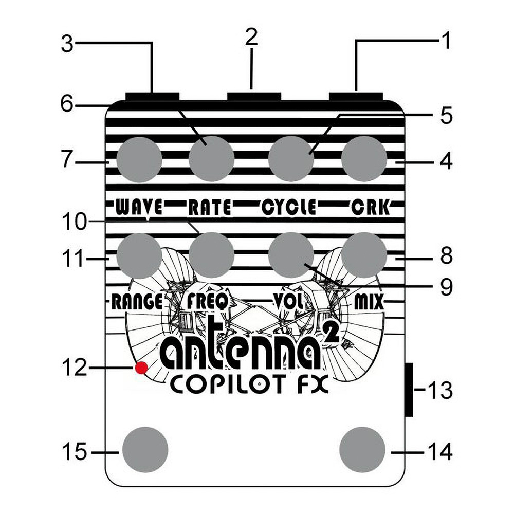 COPILOT FX Antenna 2 8knob Version｜ミュージックランドKEY