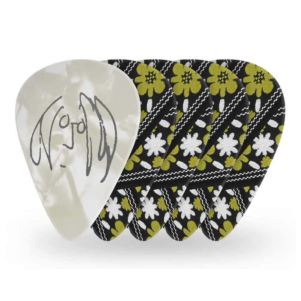 D'Addario John Lennon Rooftop Guitar Picks / Medium Gauge (.70mm