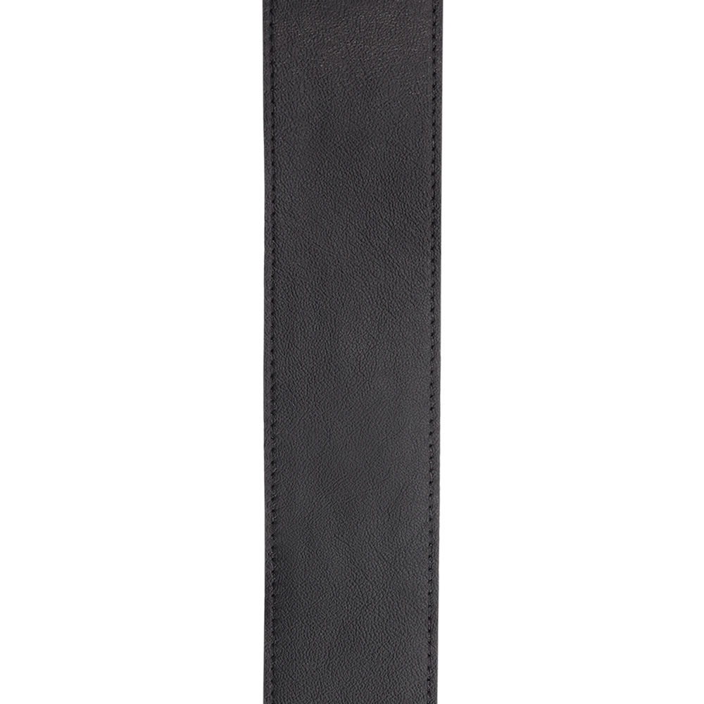D'Addario 2.5 Comfort Leather Auto Lock Guitar Strap, Black