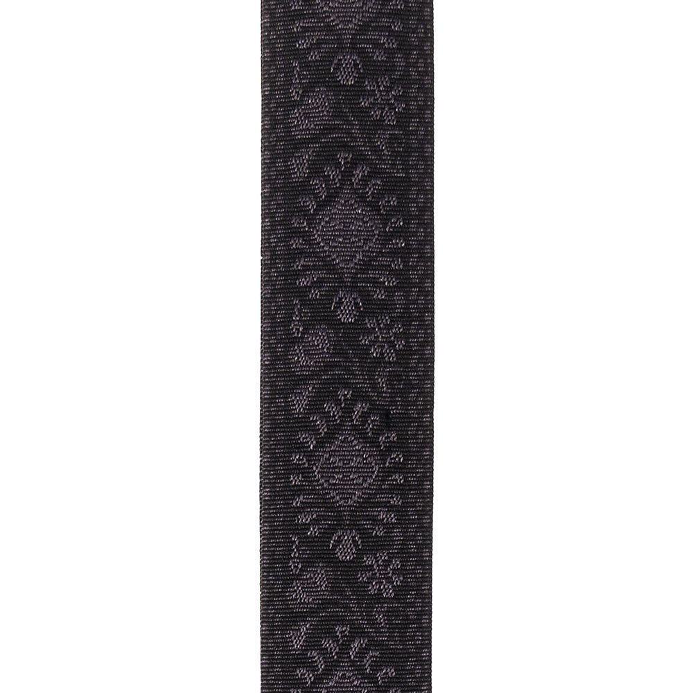 D'Addario 50mm Pad Lock Strap, Monterey Tubular Black