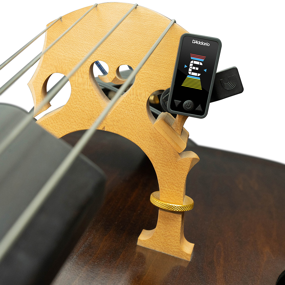 D'Addario Eclipse Cello/Bass Tuner - Black [PW-CT-17CBK