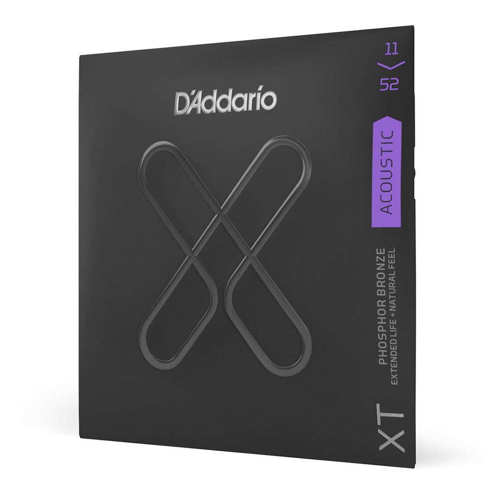 D'Addario XTAPB1152 [XT Phosphor Bronze, Custom Light 11-52