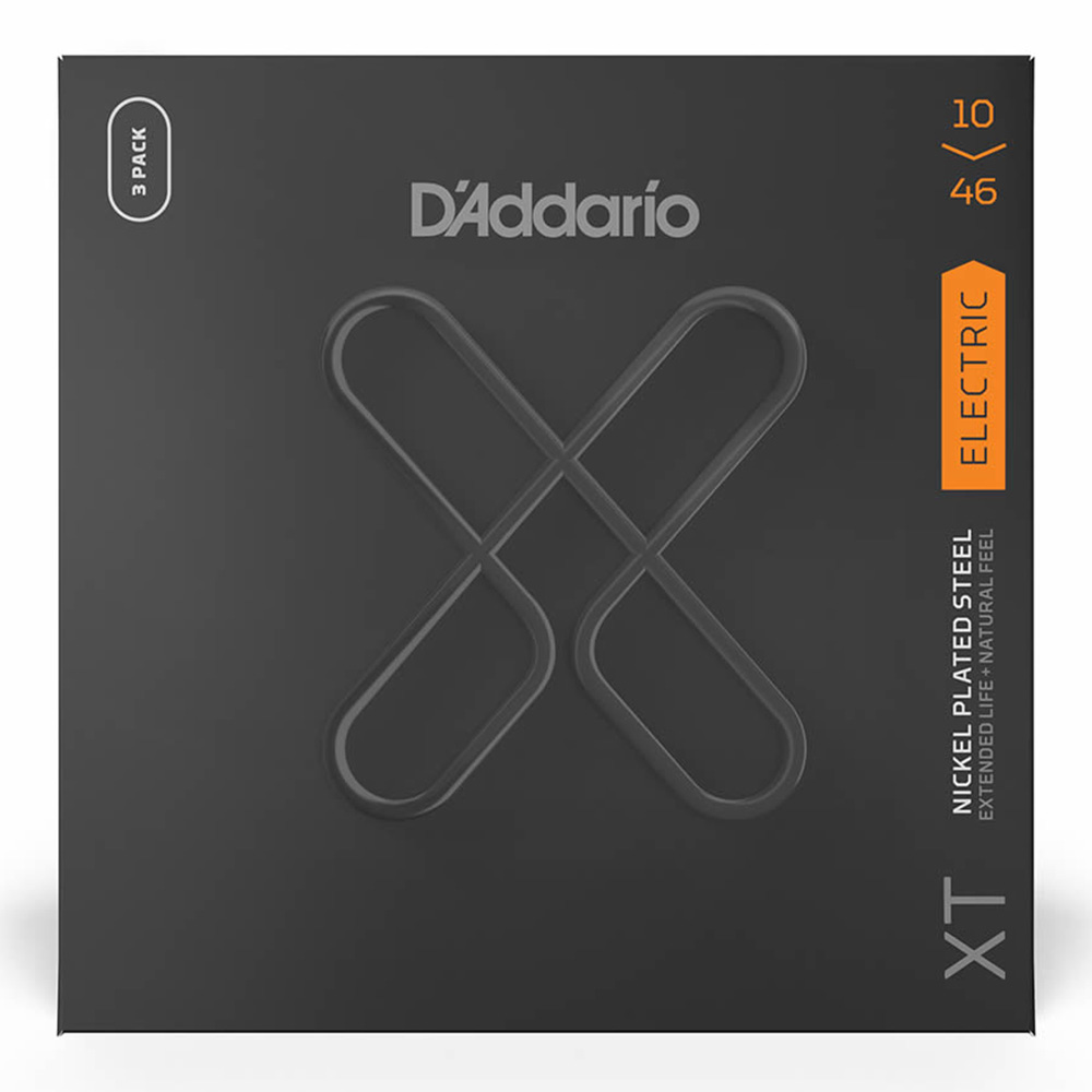 D'Addario XTE1046-3P XT Nickel Regular Light 10-46 3pack｜ミュージックランドKEY