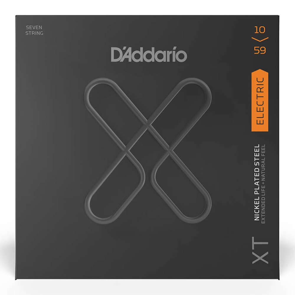 D'Addario XTE1059 [XT Nickel, Regular Light 7-String 10-59